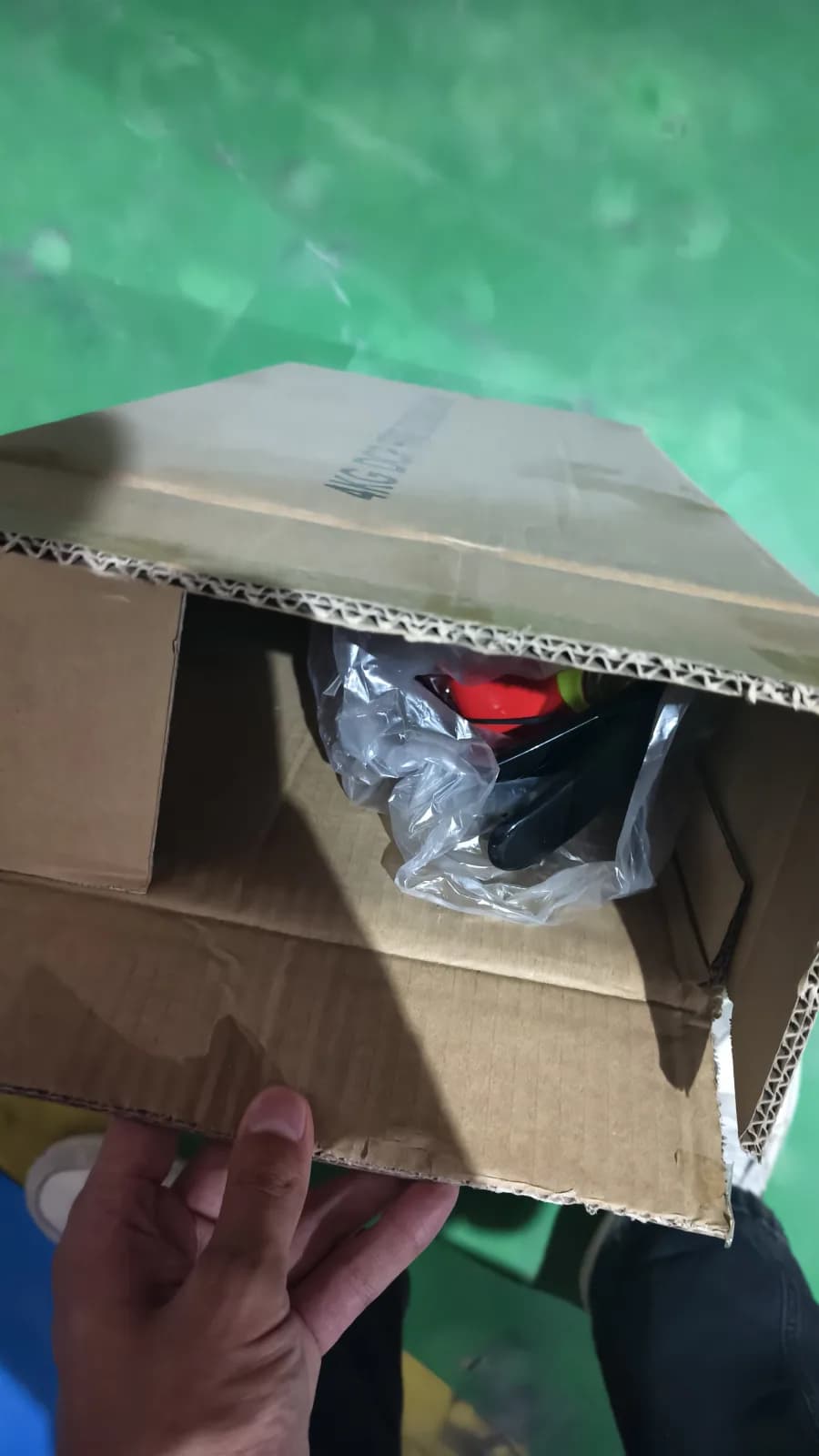 Contoh kemasan saat dibuka